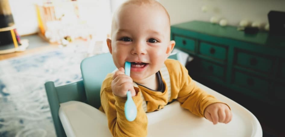 Oasis Dental Studio - When Do Babies Start Teething? | Symptoms & Remedies - 2 baby-with-toothbrush