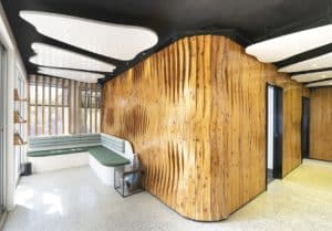 Image of the fronf office space at Oasis Dental Studio Chirn park showing seating area for patients.