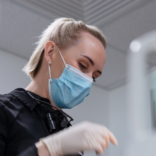 Oasis Dental Studio, our team during gingivitis treatment 1